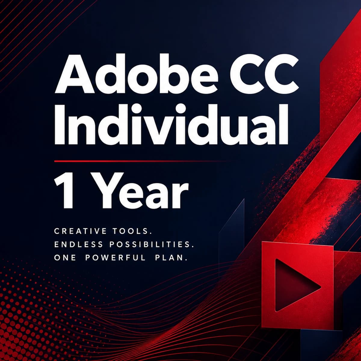 Adobe Creative Cloud Individual — 1 Year artwork