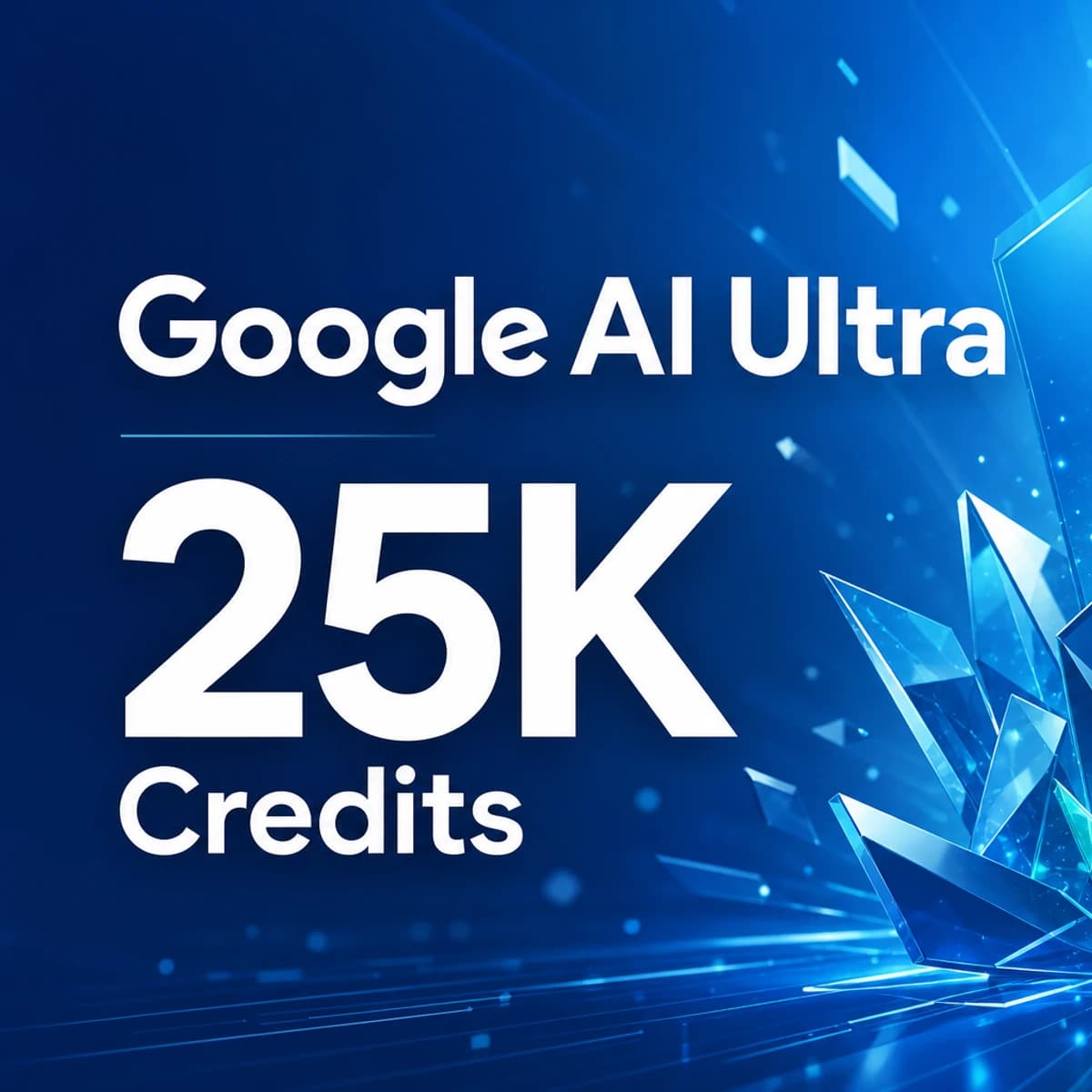 Google AI Ultra — 25K Credits (1 Month) product visual