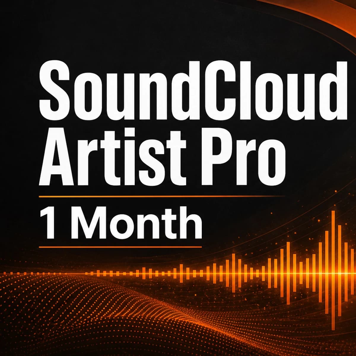 SoundCloud Artist Pro — 1 Month artwork